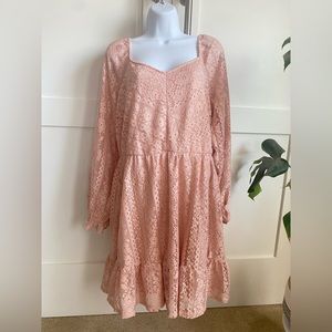 Lauren Conrad Long Sleeve Lace Dress